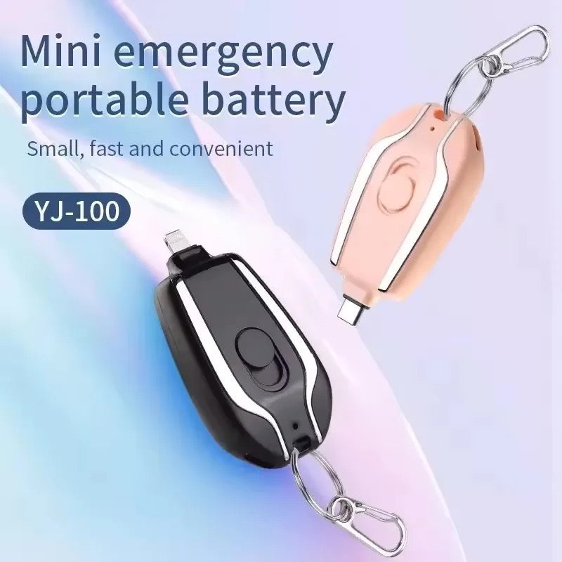 Key Chain Mini Emergency Charger