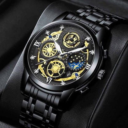 new luxury watch men orologio uomo hollow flywheel moissanite skeleton gold quartz watch steel relojes de cuarzo