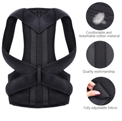 Nylon Shoulder Lumbar Adjustable Posture Corrector Belt